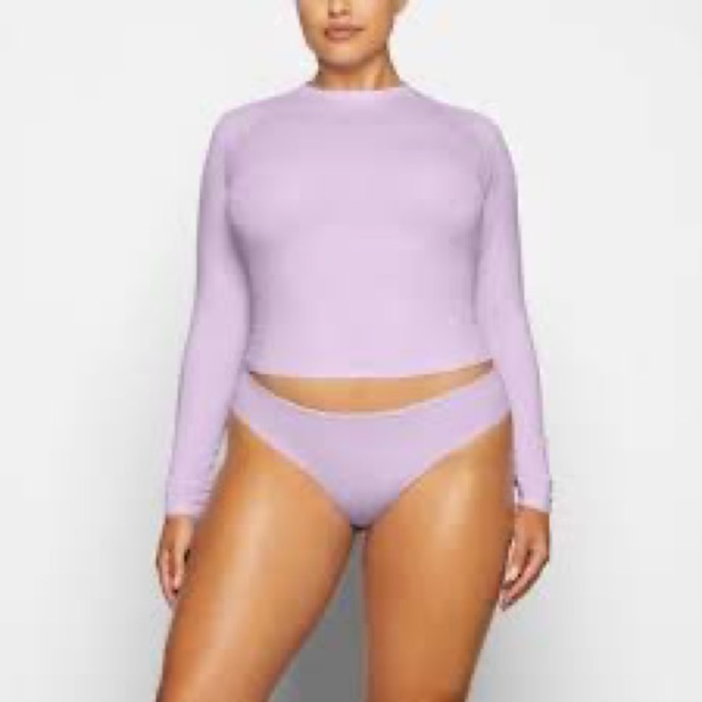 Skims Fits Everybody Long Sleeve Sugar Plum